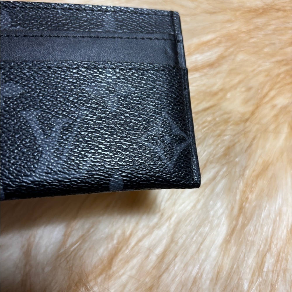 Louis Vuitton monogram eclipse black double card holder for men woman France - Picture 6 of 8